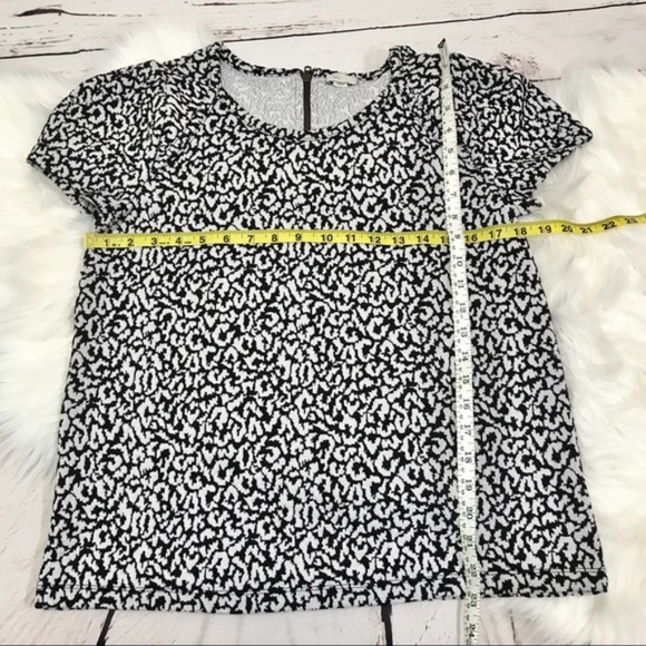 Anthro Postmark Medium Black & White Blouse - Picture 6 of 8